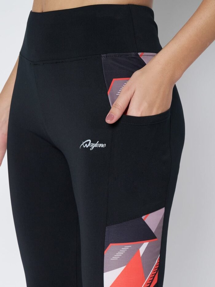 Black High-Performance Sports Leggings for Women - Perfect for Yoga and Gym - Image 6