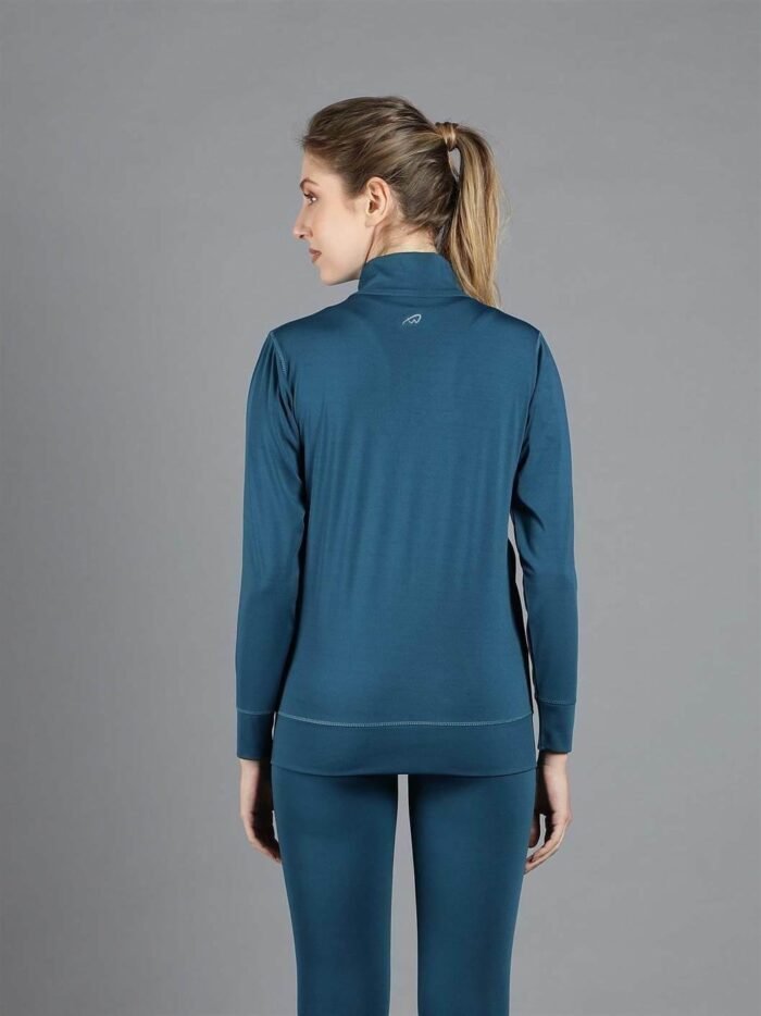 Waylene Teal Blue Sweatshirt for Women, Perfect for Casual Wear, Shop Online, Buy Online - Image 5