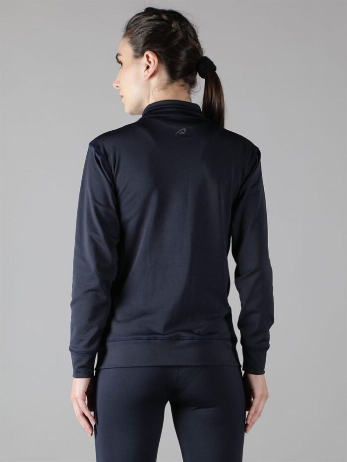 Waylene Navy Blue Sweatshirt for Women, Casual Wear, Shop Online, Buy Online - Image 4
