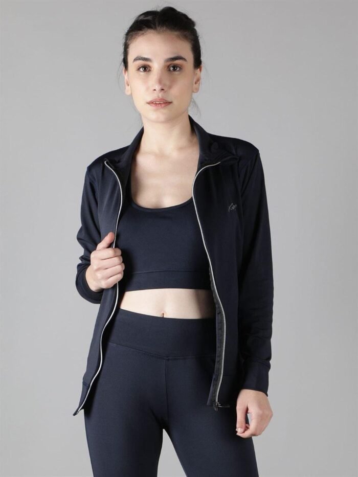 Waylene Navy Blue Sweatshirt for Women, Casual Wear, Shop Online, Buy Online
