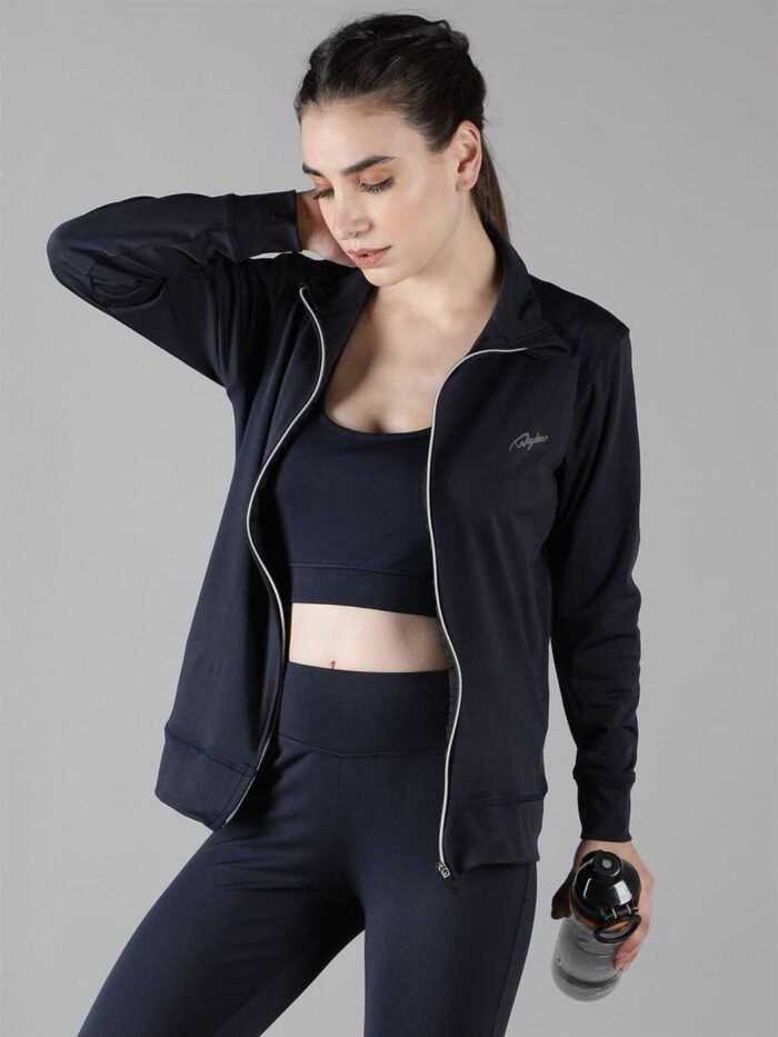 Waylene Navy Blue Sweatshirt for Women, Casual Wear, Shop Online, Buy Online - Image 6