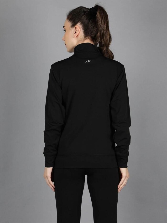 Waylene Black Sweatshirt for Women, Perfect for Casual Wear or Workouts, Shop Online, Buy Online - Image 4