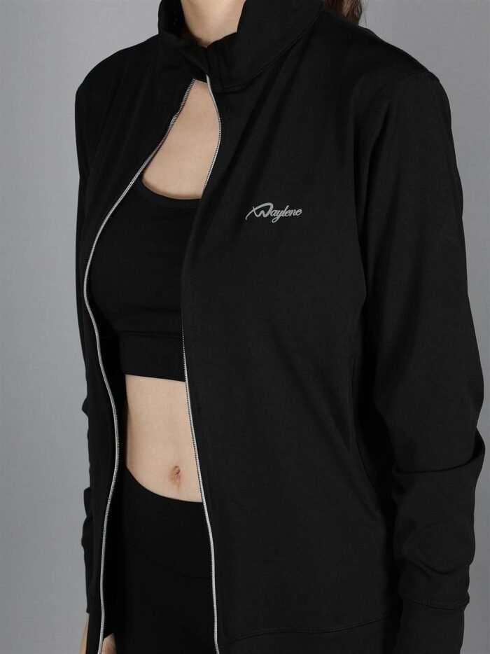 Waylene Black Sweatshirt for Women, Perfect for Casual Wear or Workouts, Shop Online, Buy Online - Image 6