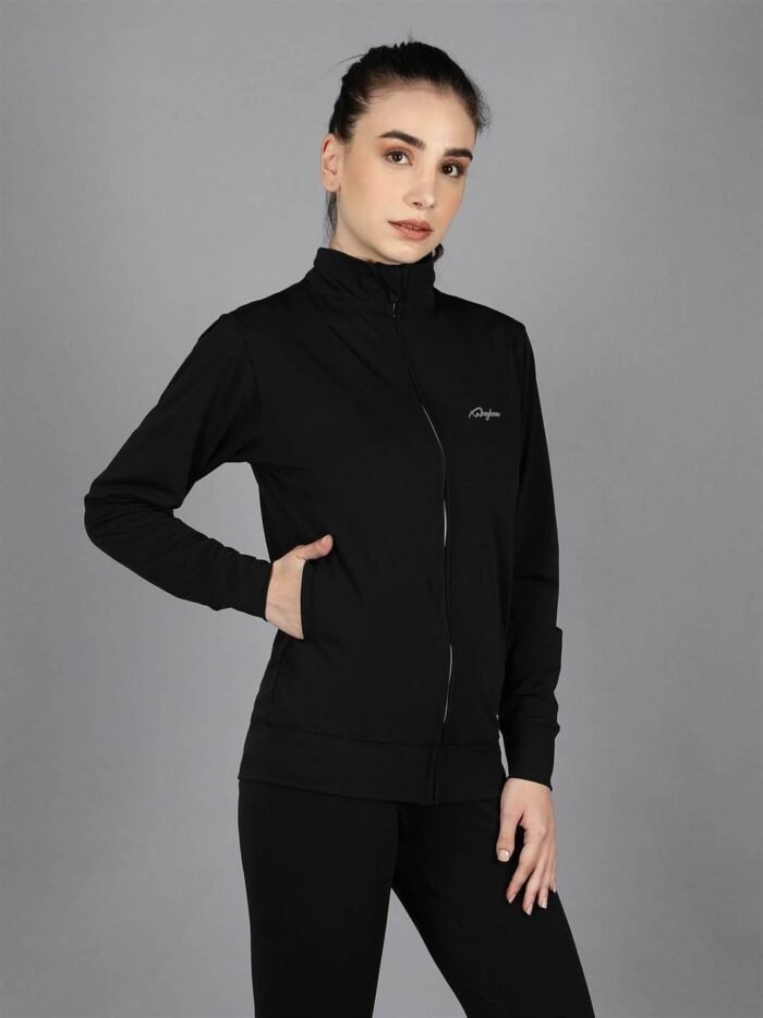 Waylene Black Sweatshirt for Women, Perfect for Casual Wear or Workouts, Shop Online, Buy Online - Image 3