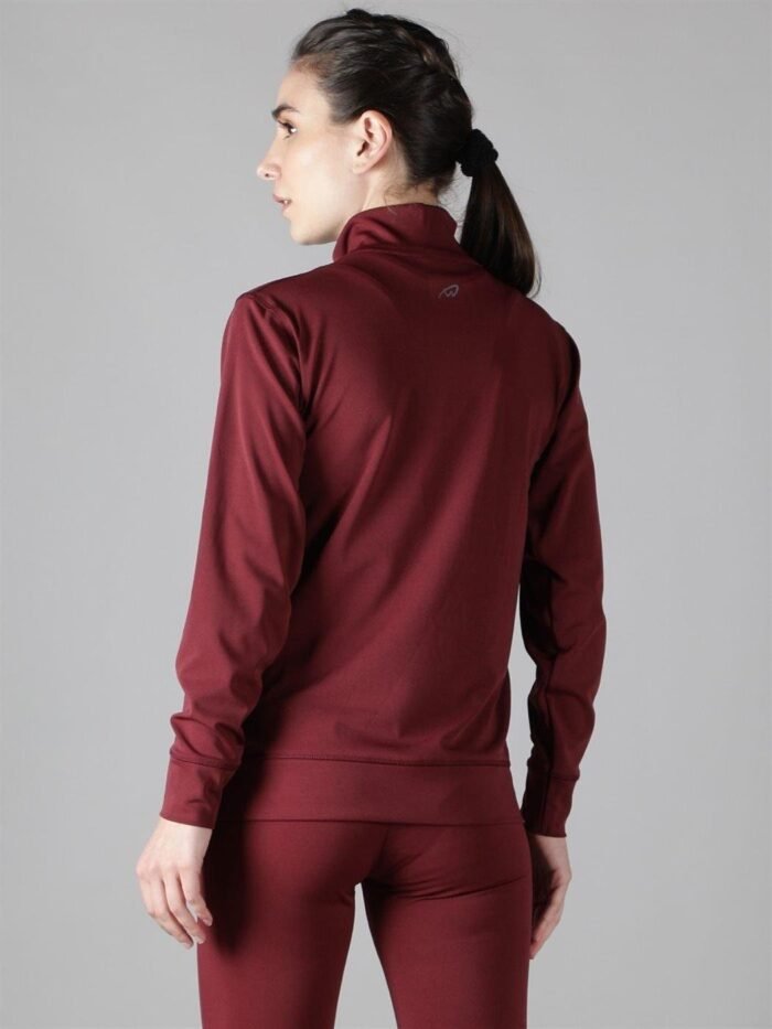 Waylene Wine Color Sweatshirt for Women, Perfect for Casual and Active Wear, Shop Online, Buy Online - Image 7