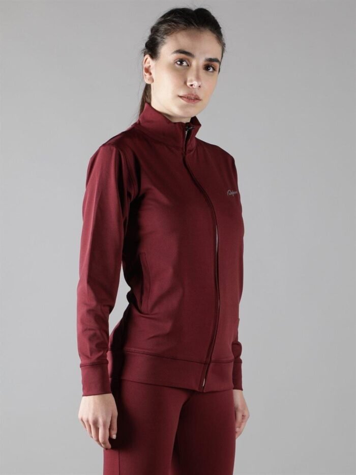 Waylene Wine Color Sweatshirt for Women, Perfect for Casual and Active Wear, Shop Online, Buy Online - Image 3