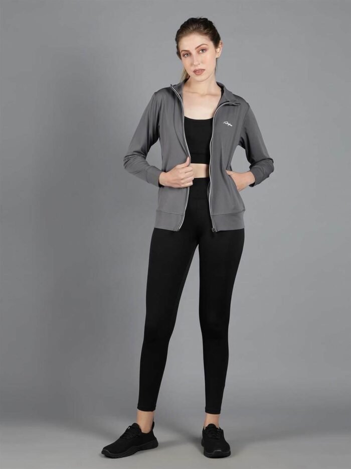 Waylene Grey Sweatshirt for Women, Perfect for Gym & Casual Wear, Shop Online, Buy Online - Image 6