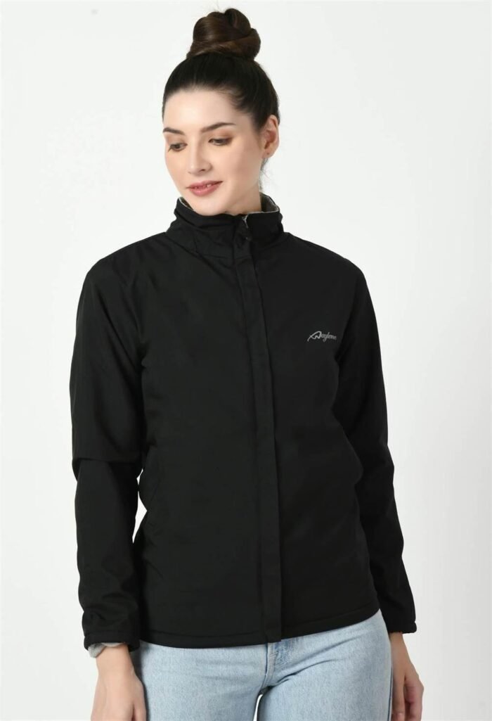 Waylene Women's Black Waterproof Jacket for Western Wear, Shop Online, Buy Online - Image 3