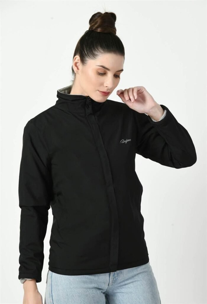 Waylene Women's Black Waterproof Jacket for Western Wear, Shop Online, Buy Online - Image 4