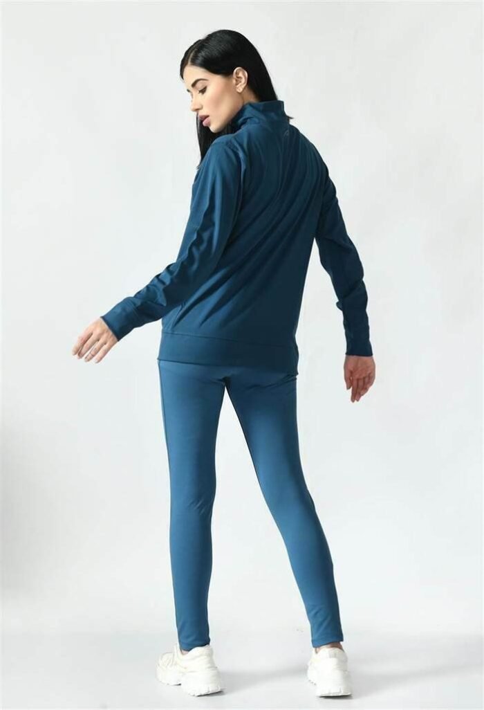 Waylene Blue (Teal) Colour Track Suit for Women, Premium Western Wear, Shop Online, Buy Online - Image 5