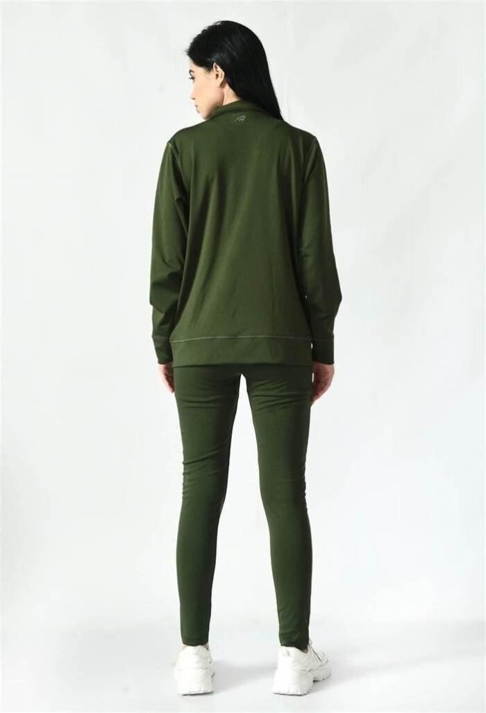 Waylene Olive Green Track Suit for Women, Casual Comfort, Shop Online, Buy Online - Image 6