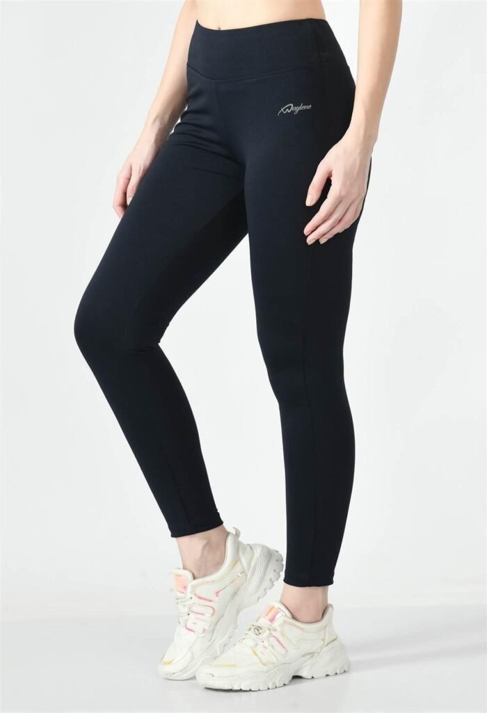 Waylene Ladies Gym & Yoga Wear Leggings - Black | High-Waisted Sports Tights | Dry-Fit & Slim-Fit | Shop Online - Image 7