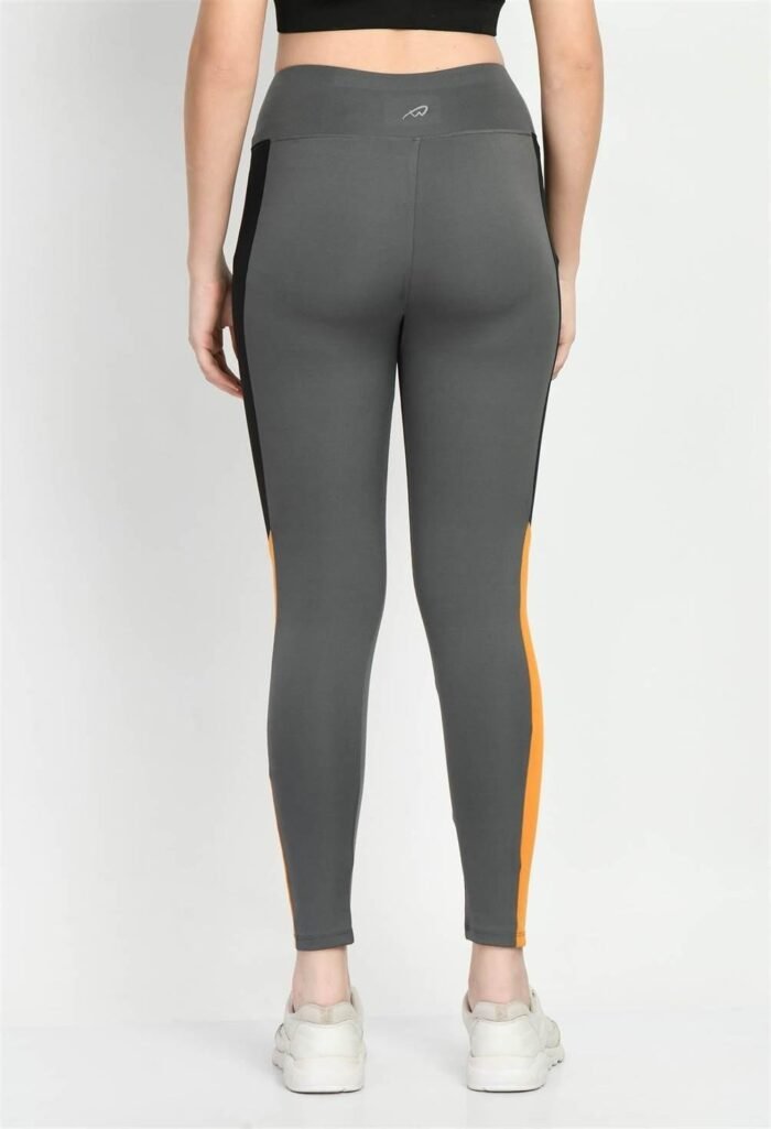 Waylene Color Block Grey Tights for Women, Sports Wear, Shop Online, Buy Online - Image 5