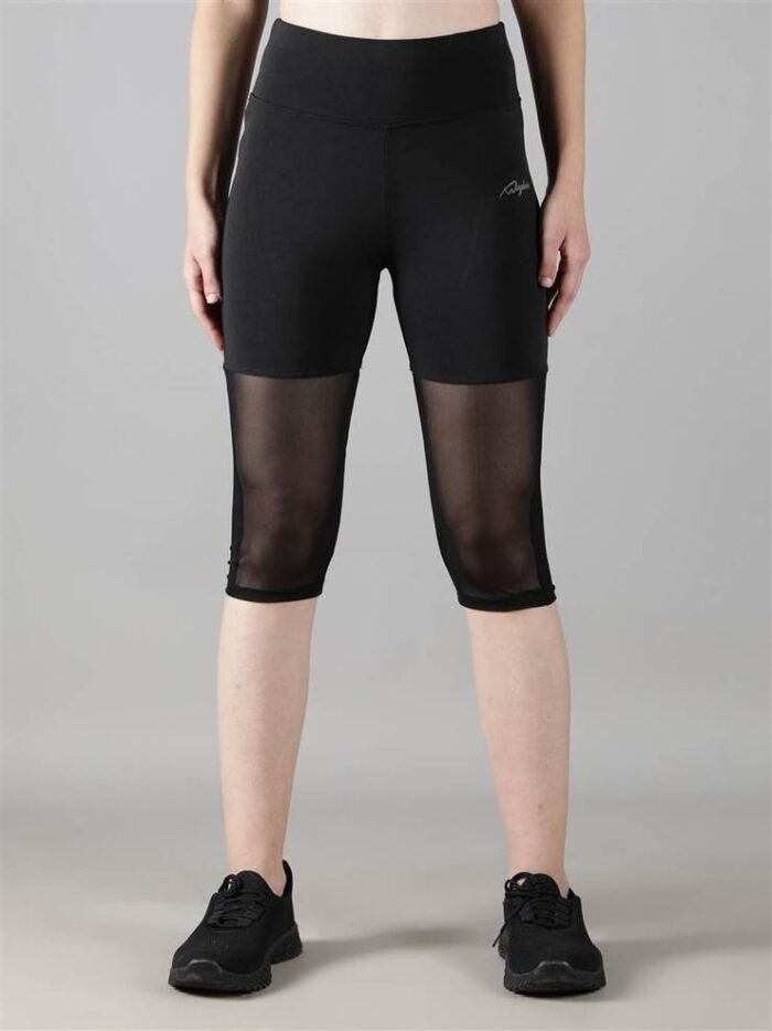 Waylene Women's Black Track Suit with Stylish Capri Tights for Women, Shop Online, Buy Online - Image 6