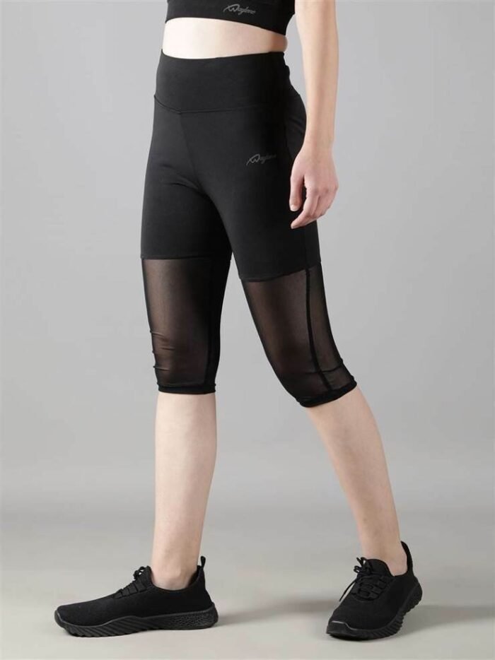 Waylene Women's Black Track Suit with Stylish Capri Tights for Women, Shop Online, Buy Online - Image 5