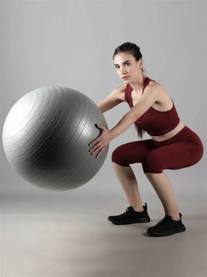 Waylene Wine Color Tracksuit with Capri Tights for Women, Shop Online, Buy Online - Ideal for Gym & Casual Wear - Image 2
