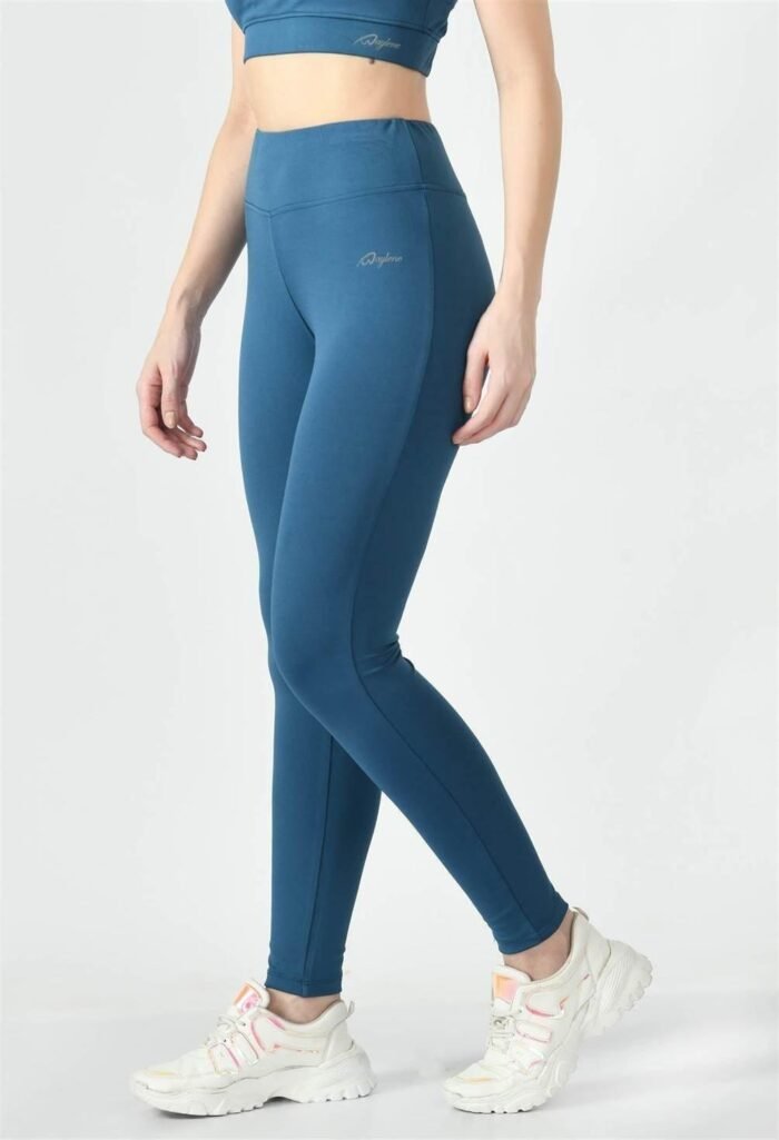 Waylene Ladies Activewear & Gym Wear: High-Waisted Yoga Leggings (Tights) - Teal Blue | Dry-Fit & Slim-Fit - Image 4