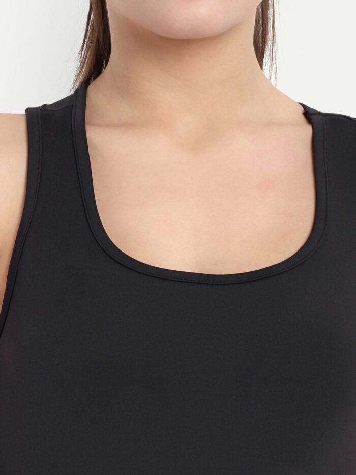 Waylene Black Capri and Sports Bra Tracksuit Set for Women - Perfect for Yoga & Gym, Shop Online, Buy Online - Image 5