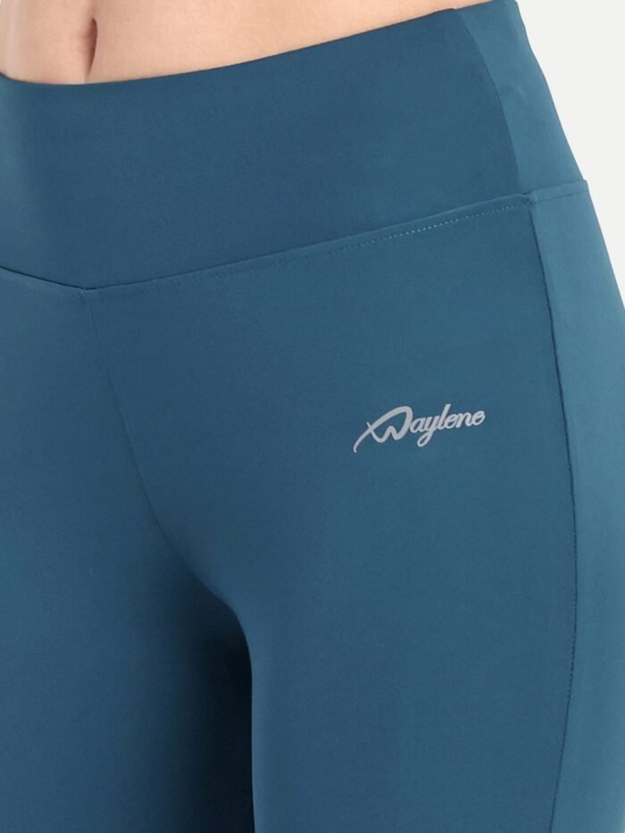 Teal Blue Capri and Sports Bra Set for Yoga and Gym - Waylene for Women, Shop Online, Buy Online - Image 7