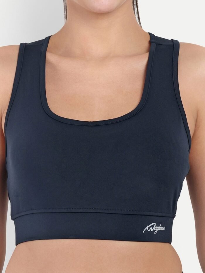 Navy Blue Track Suit & Capri Tights for Yoga and Training by Waylene ? Shop Online | Premium Activewear for Women - Image 5