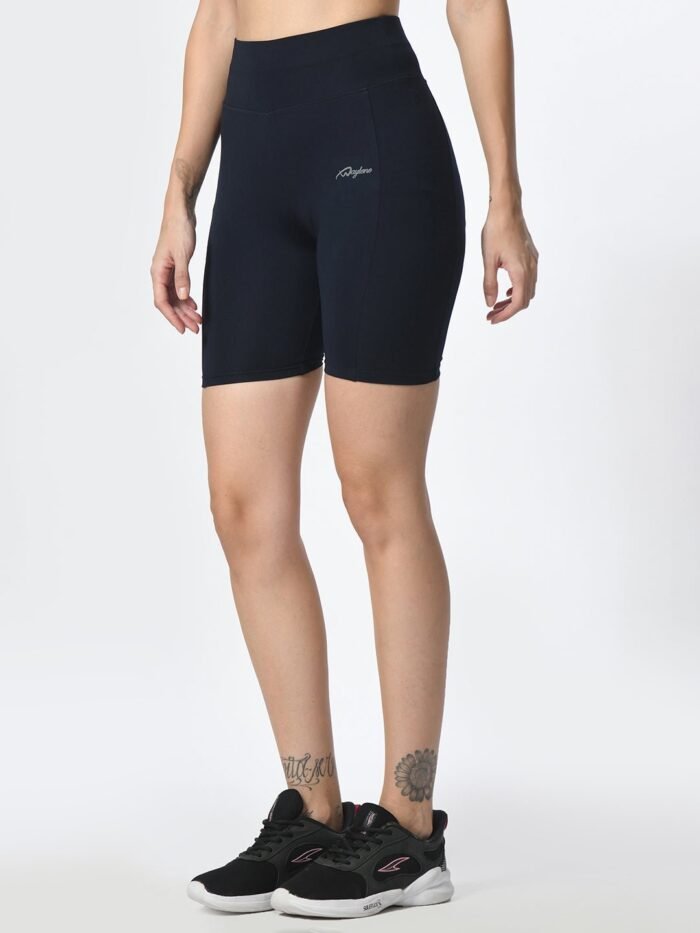 Waylene High-Performance Navy Blue Shorts for Women | Stylish Activewear - Image 4