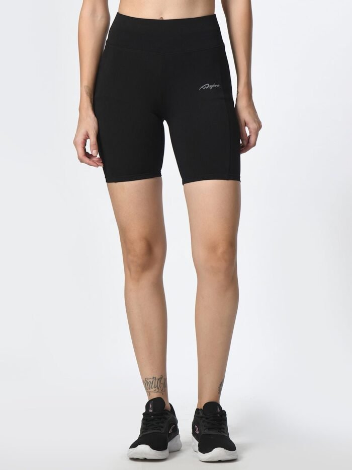 Waylene High-Performance Black Shorts for Women | Gym, Yoga & Running - Image 2