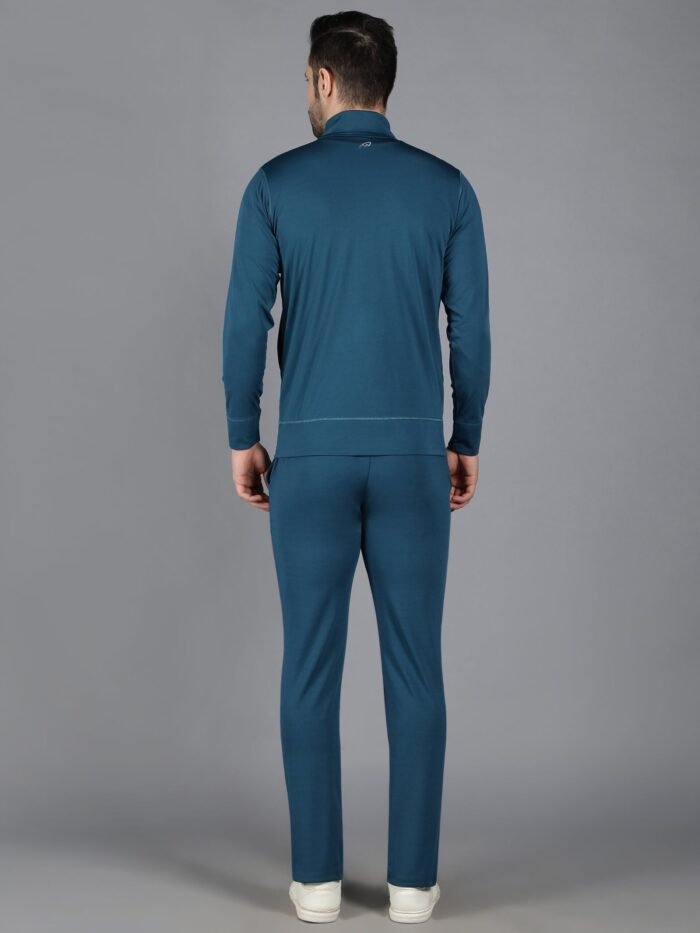 Waylene Teal Slimfit Training Sweatshirt and Trackpant Set for Men, Shop Online, Buy Online - Image 3