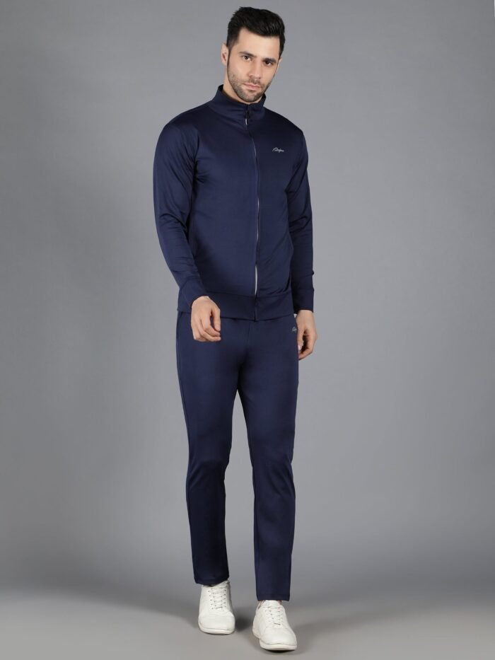Waylene Slimfit Training Sweatshirt and Trackpant Set in Navy Blue for Men, Perfect for Gym & Casual Wear, Shop Online, Buy Online - Image 4