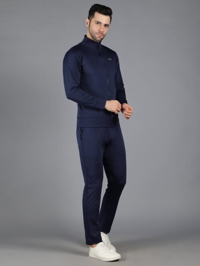 Waylene Slimfit Training Sweatshirt and Trackpant Set in Navy Blue for Men, Perfect for Gym & Casual Wear, Shop Online, Buy Online - Image 2