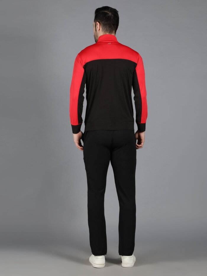 Waylene Red and Black Slimfit Training Tracksuit for Men, Shop Online, Buy Online - Image 7