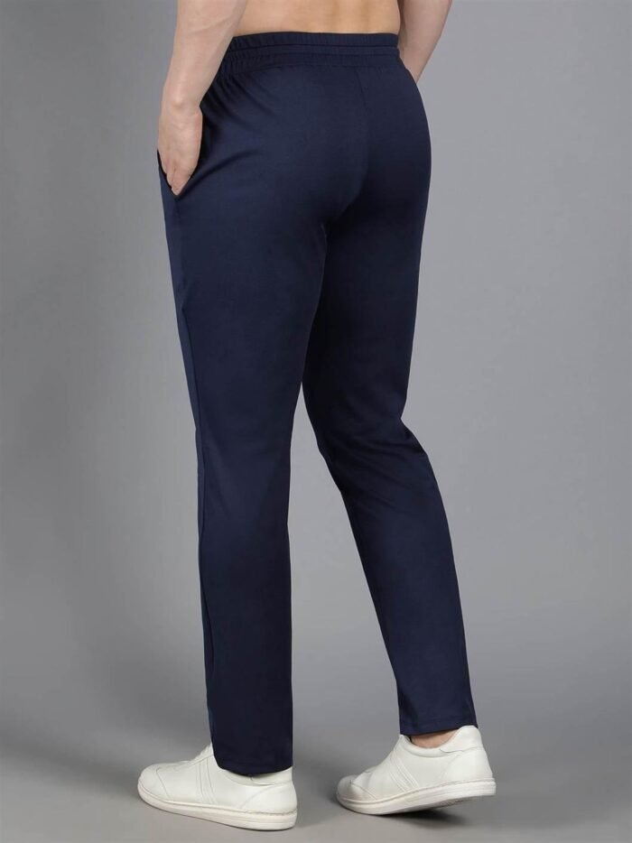 Waylene Navy Blue Solid Trackpant for Women, Perfect for Casual Wear, Shop Online, Buy Online - Image 4