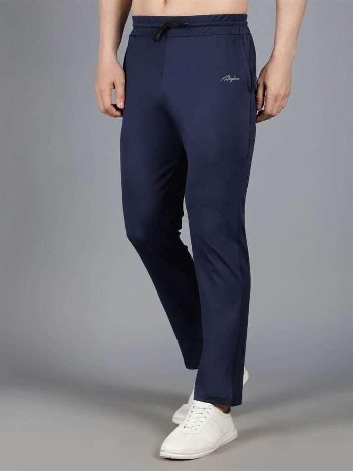 Waylene Navy Blue Solid Trackpant for Women, Perfect for Casual Wear, Shop Online, Buy Online - Image 3