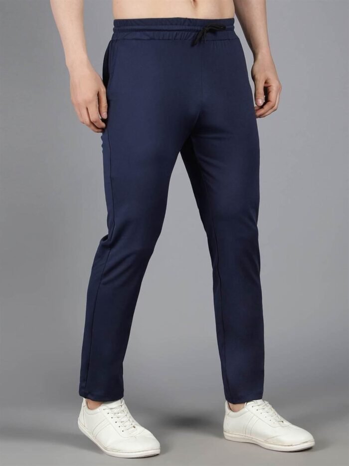 Waylene Navy Blue Solid Trackpant for Women, Perfect for Casual Wear, Shop Online, Buy Online - Image 2