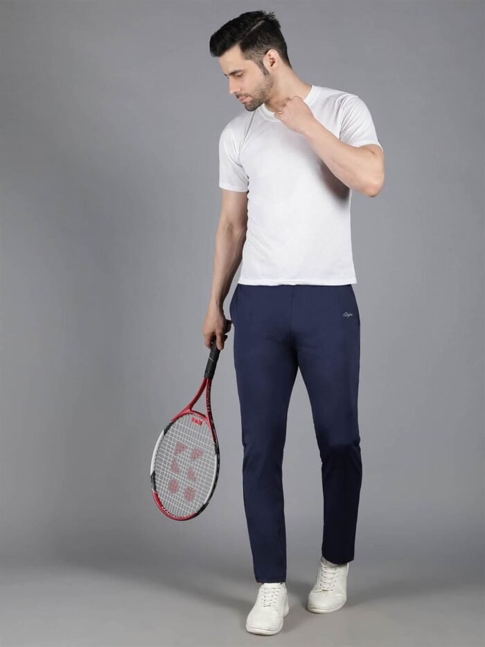 Waylene Navy Blue Solid Trackpant for Women, Perfect for Casual Wear, Shop Online, Buy Online - Image 7