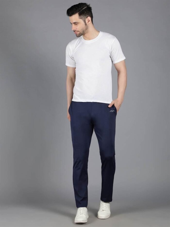 Waylene Navy Blue Solid Trackpant for Women, Perfect for Casual Wear, Shop Online, Buy Online - Image 6