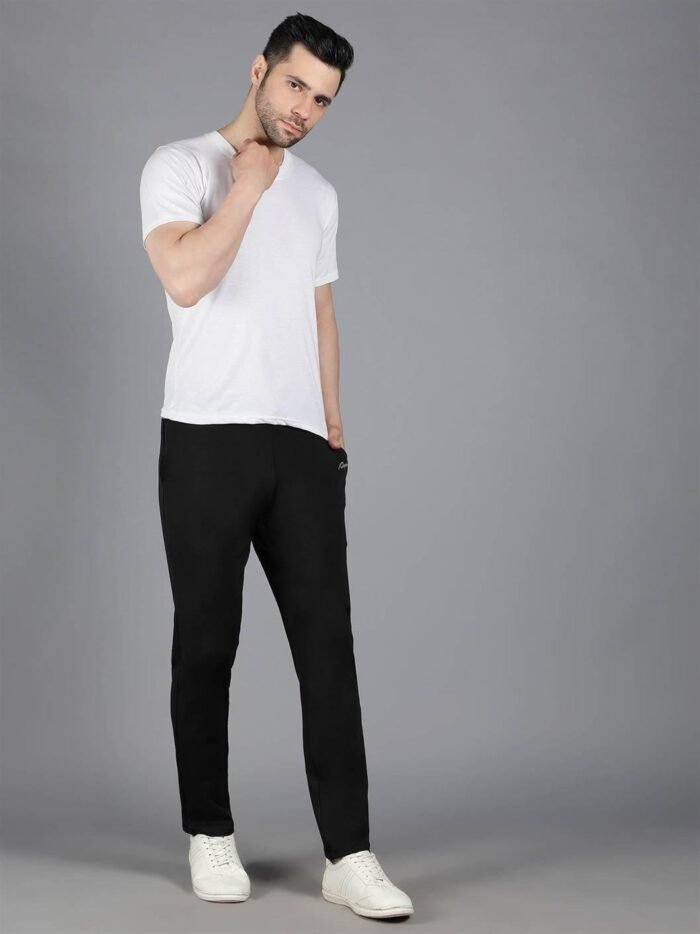 Waylene Black Solid Trackpant for Women, Premium Western Wear, Shop Online, Buy Online - Image 7