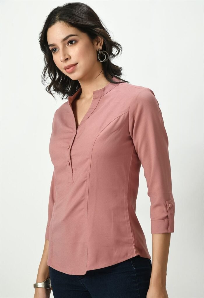 Waylene Women's Pink Top for Casual Western Wear, Shop Online, Buy Online for Women - Image 2
