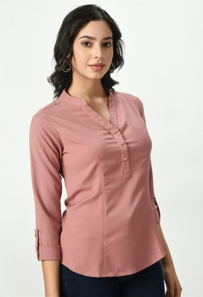 Waylene Women's Pink Top for Casual Western Wear, Shop Online, Buy Online for Women - Image 3